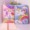 Libreta con Espiral mediano unicornios