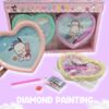 CUADRO PARA PINTURA CON PIEDRITAS CORAZON Sanrio